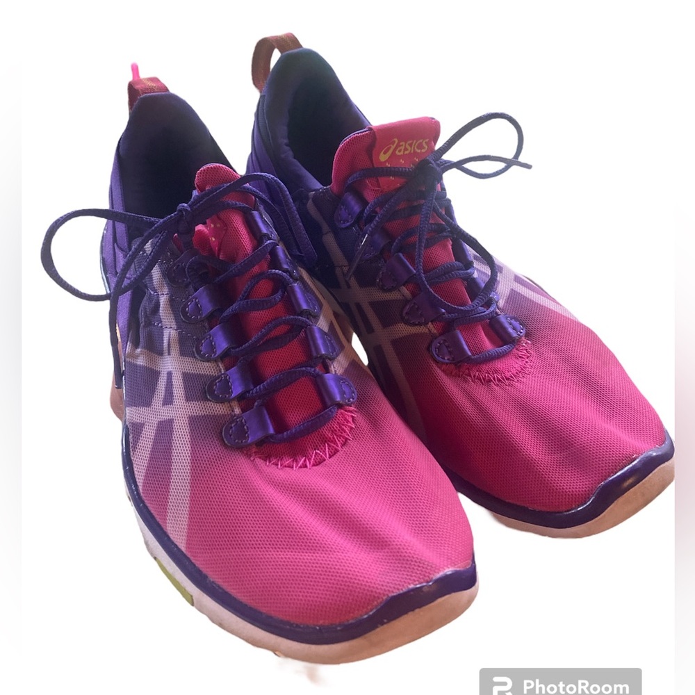 Asics Gel Fit S465N Womens Athletic Training Sneakers Shoes Pink Purple Size 8